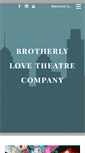 Mobile Screenshot of brotherlylovetheatre.org